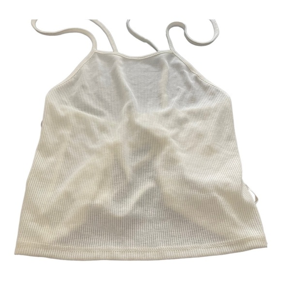 Bp Nordstrom Ribbed Tie Back Crop Tank top - Picture 6 of 12